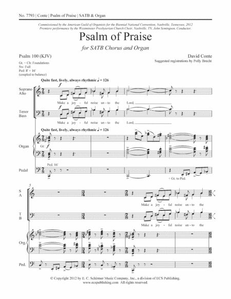 Psalm of Praise (Downloadable)