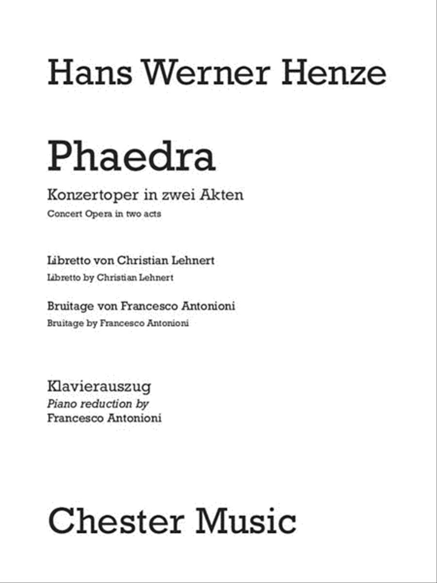 Phaedra Voice scores gallery preview page 1