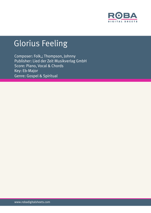 Book cover for Glorius Feeling