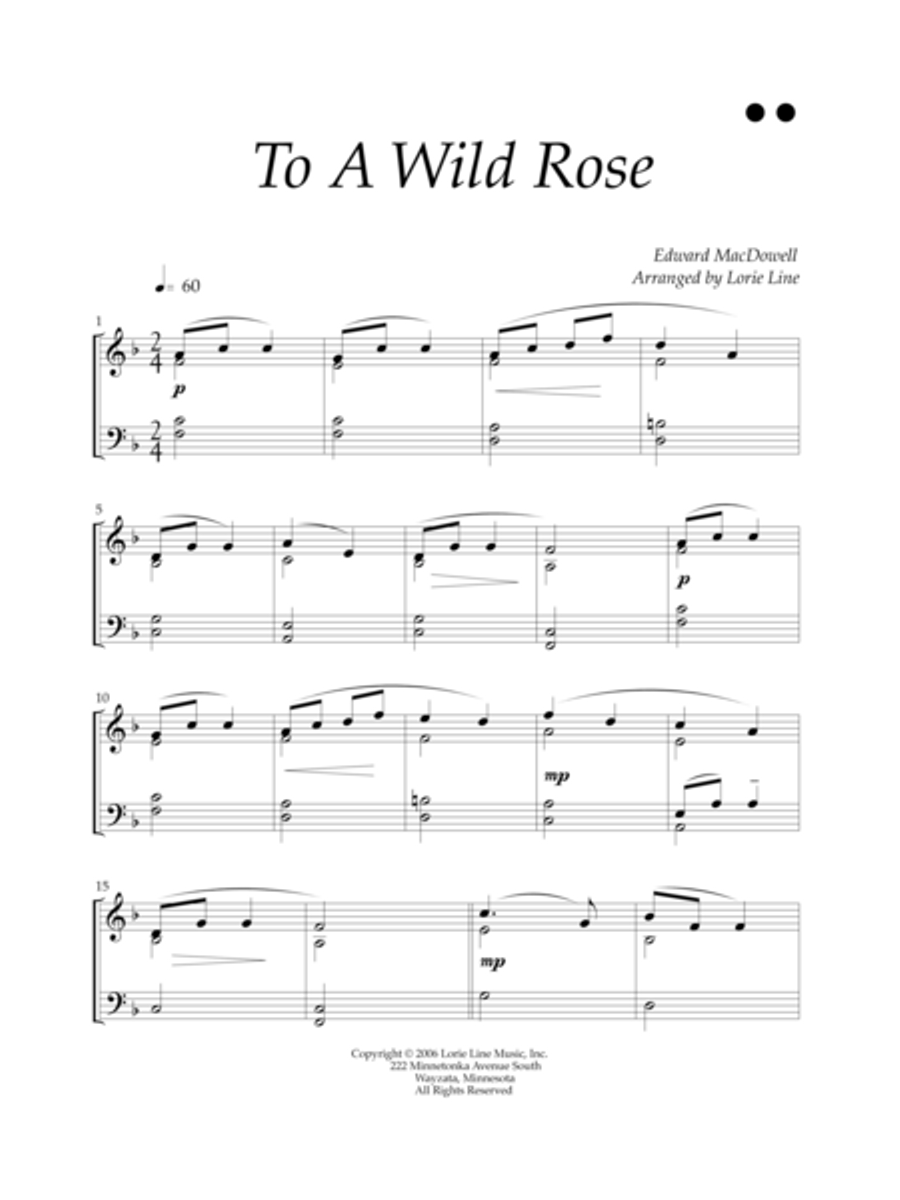 To A Wild Rose - EASY! Easy Piano scores gallery preview page 2