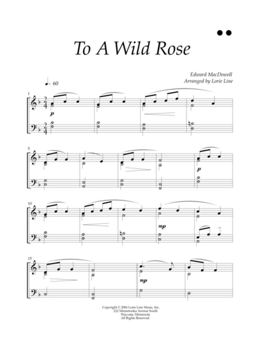 To A Wild Rose - EASY!