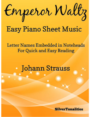 Book cover for Emperor Waltz Easiest Piano Sheet Music