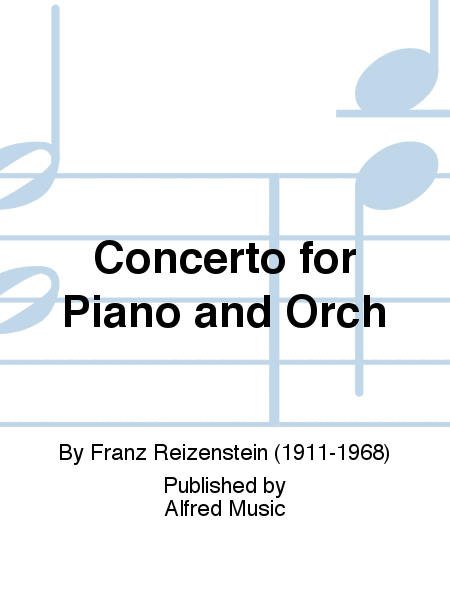 Concerto for Piano and Orch