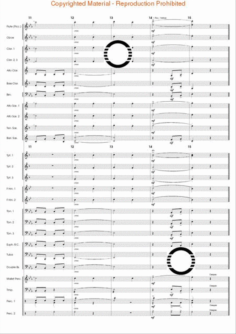 Articulation Studies Concert Band scores gallery preview page 12