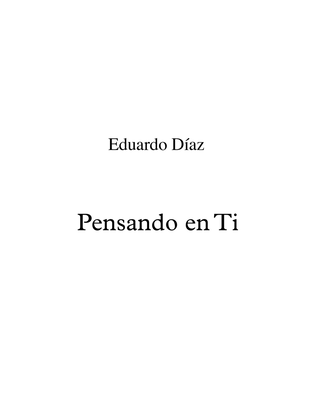 Book cover for Pensando en Ti (Guitar Duet)