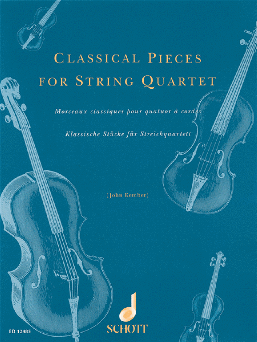 Classical Pieces for String Quartet String Quartet scores gallery preview page 1