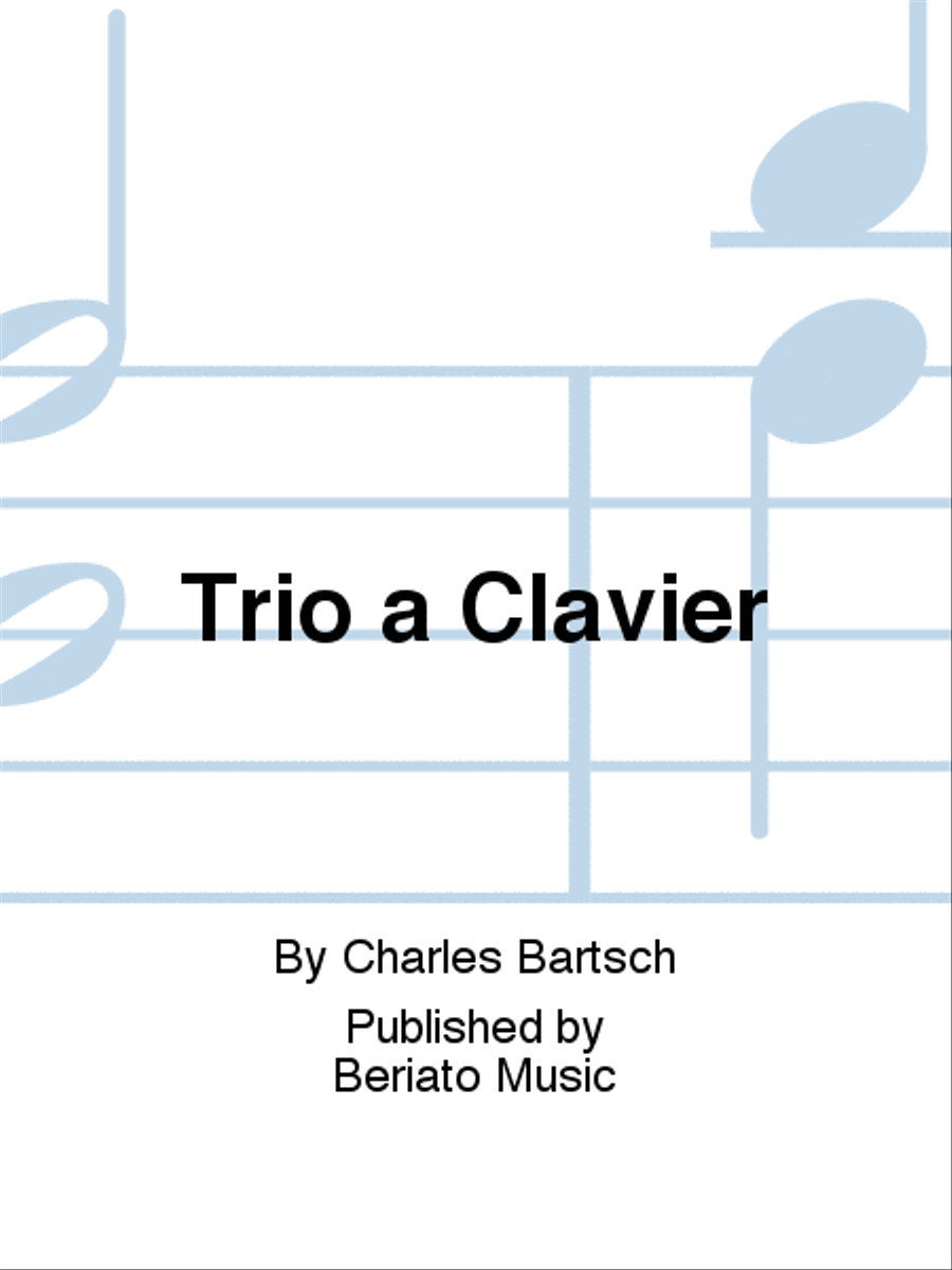 Trio à Clavier Trio à Clavier Piano Trio scores gallery preview page 1