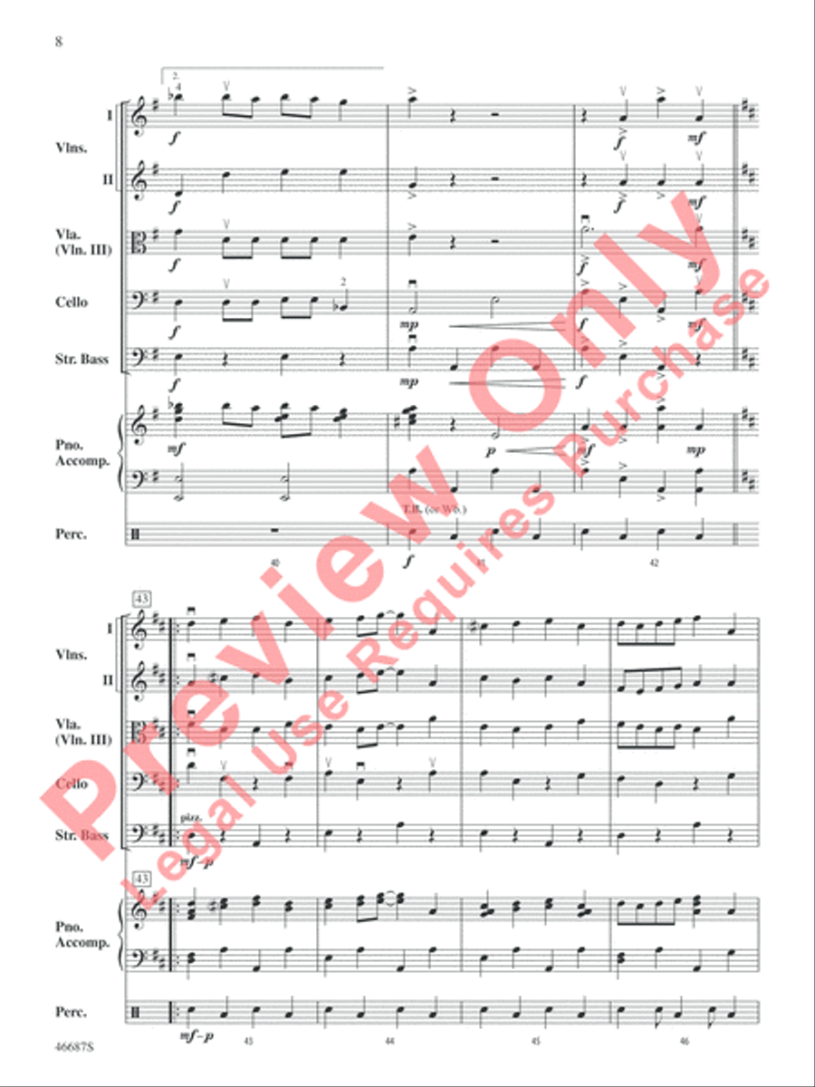 The Syncopated Clock String Orchestra scores gallery preview page 9