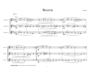 Book cover for Reverie (Trumpet Trio)