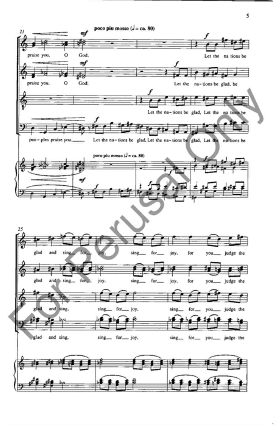 Psalm 67 Psalm 67 4-Part scores gallery preview page 4