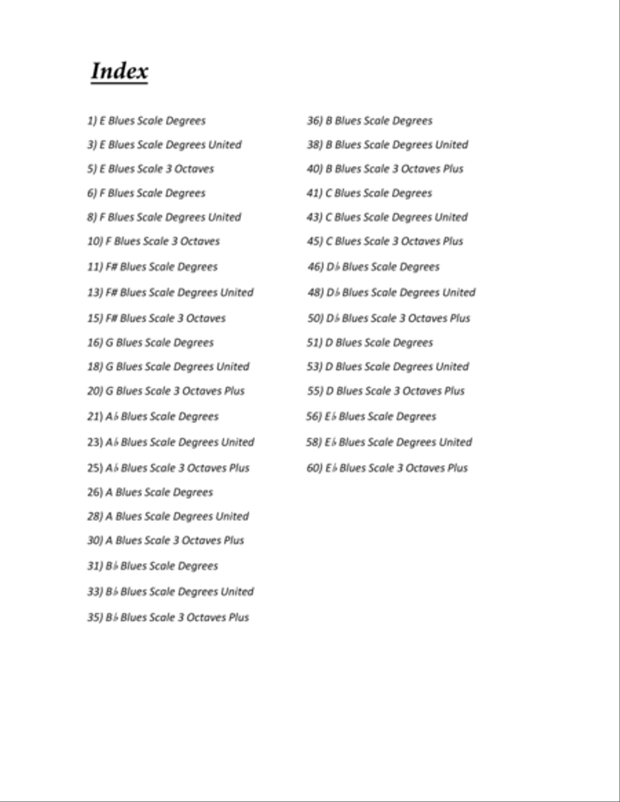 The Complete Book of Blues Scales for Guitar Electric Guitar scores gallery preview page 4