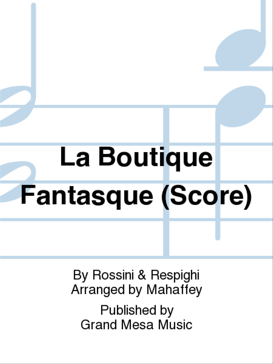 La Boutique Fantasque Concert Band scores gallery preview page 1