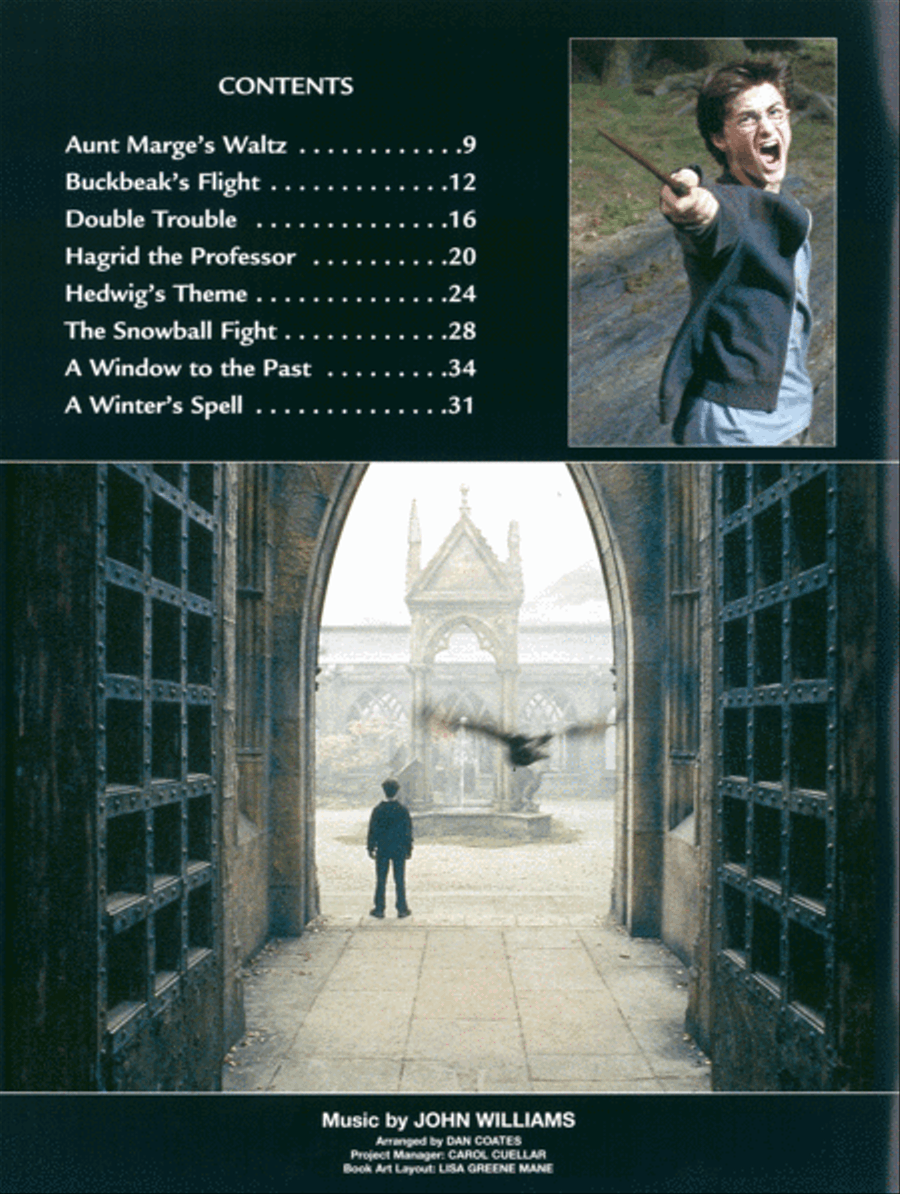 Selected Themes from the Motion Picture Harry Potter and the Prisoner of Azkaban Easy Piano scores gallery preview page 2