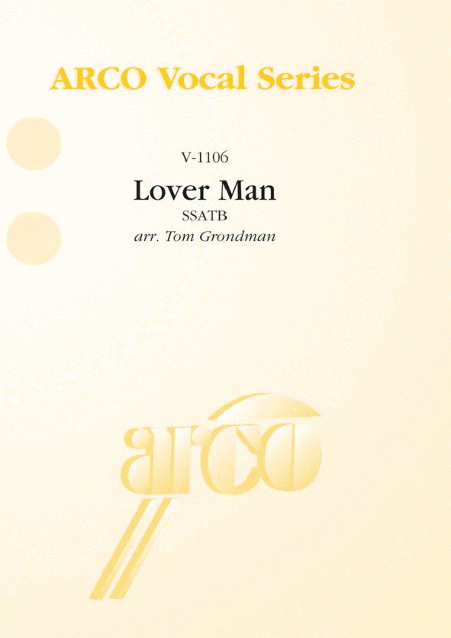 Lover man SSATB scores gallery preview page 1