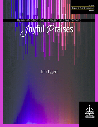 Book cover for Joyful Praises: Hymn Introductions for Organ and Instrument