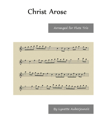 Book cover for Christ Arose - Flute Trio