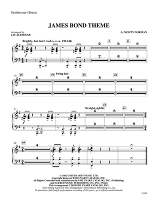 Book cover for James Bond Theme: Synthesizer