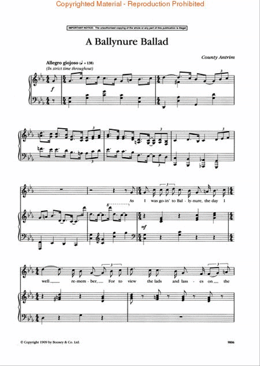Irish Country Songs Voice Solo scores gallery preview page 2