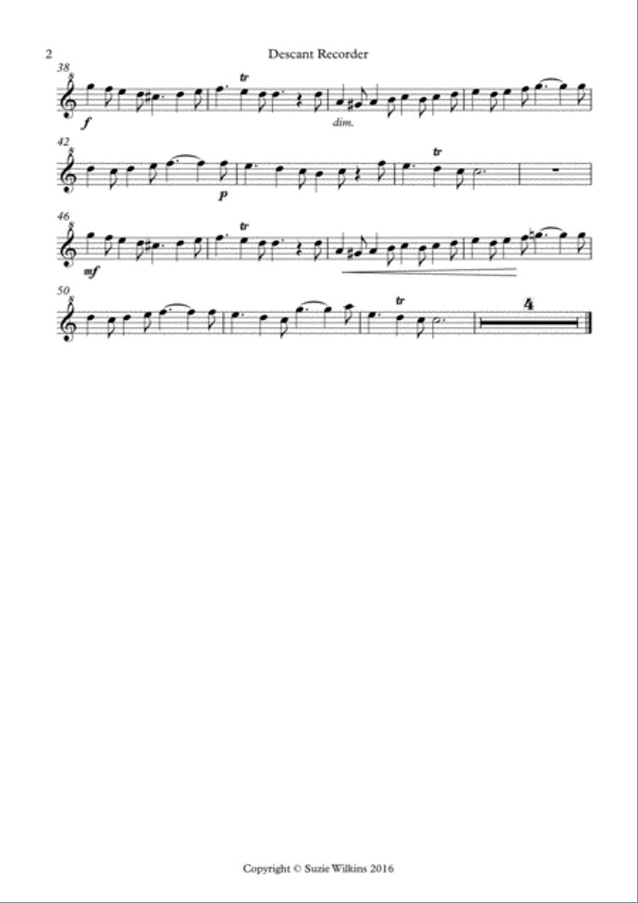 He Shall Feed his Flock from Handel's Messiah Woodwind Quartet scores gallery preview page 3