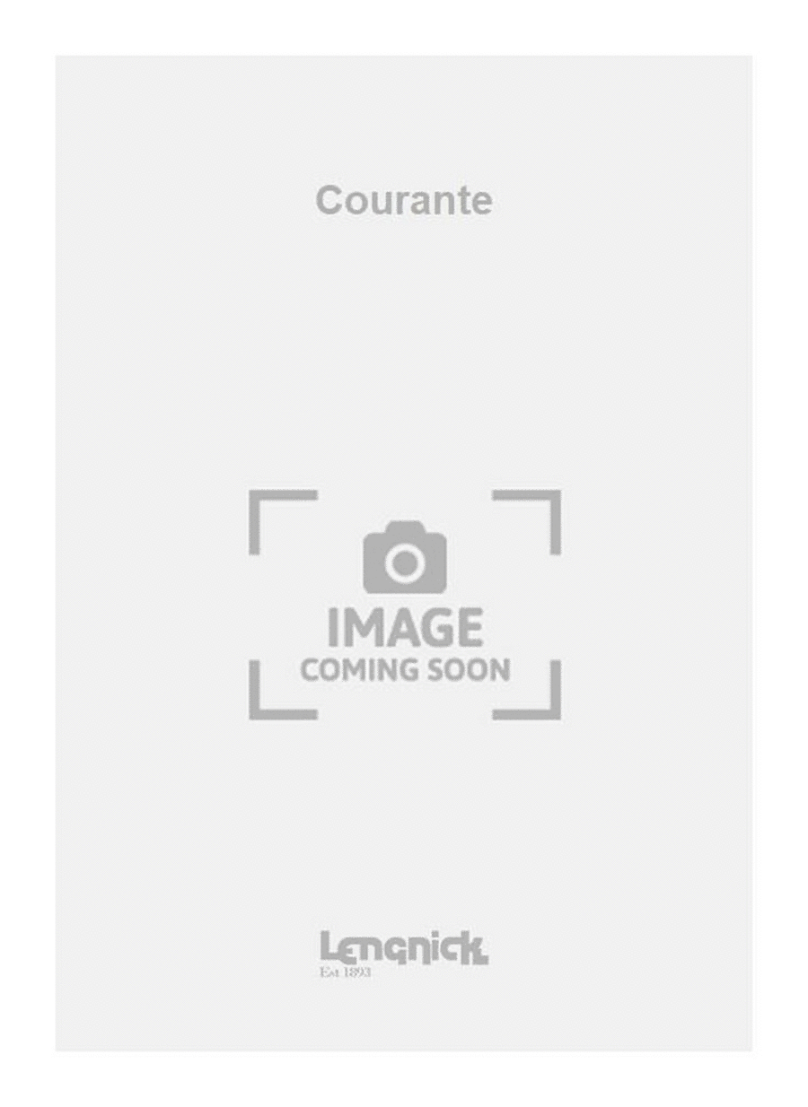 Courante Courante Piano Solo scores gallery preview page 1