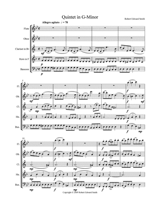 Woodwind Quintet in G-minor