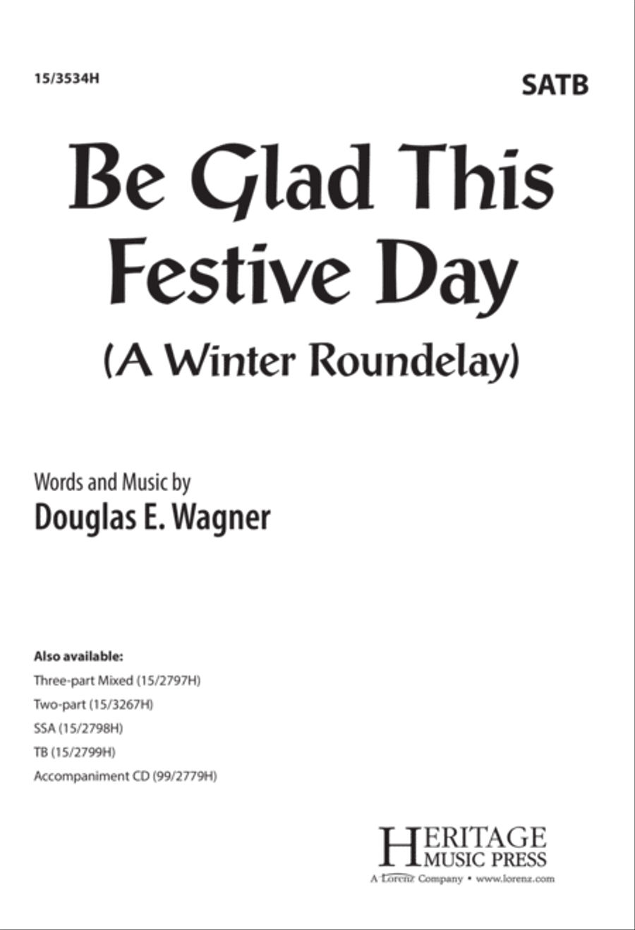 Be Glad This Festive Day Be Glad This Festive Day 4-Part scores gallery preview page 1