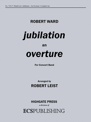 Book cover for Jubilation, An Overture (Complete Band Set)