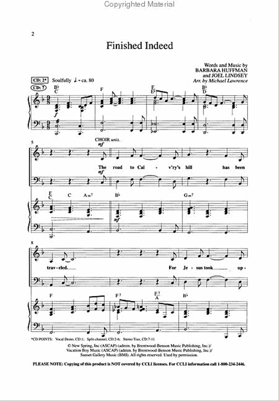 <br>Sheet music extract