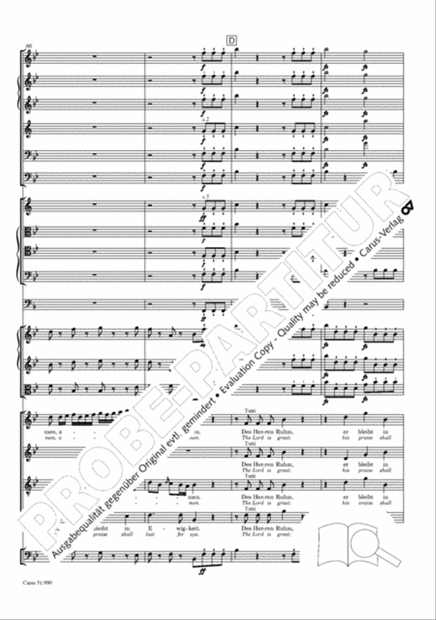 The Creation (Die Schopfung) 4-Part scores gallery preview page 339