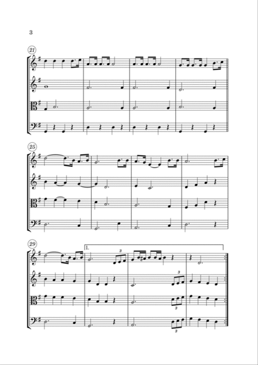 Yellow Submarine String Quartet scores gallery preview page 3
