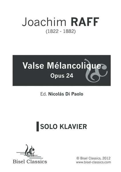 Valse Melancolique, Opus 24