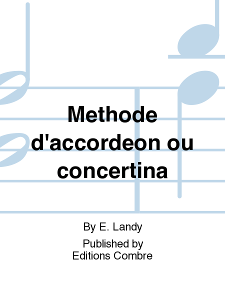 Methode d'accordeon ou concertina