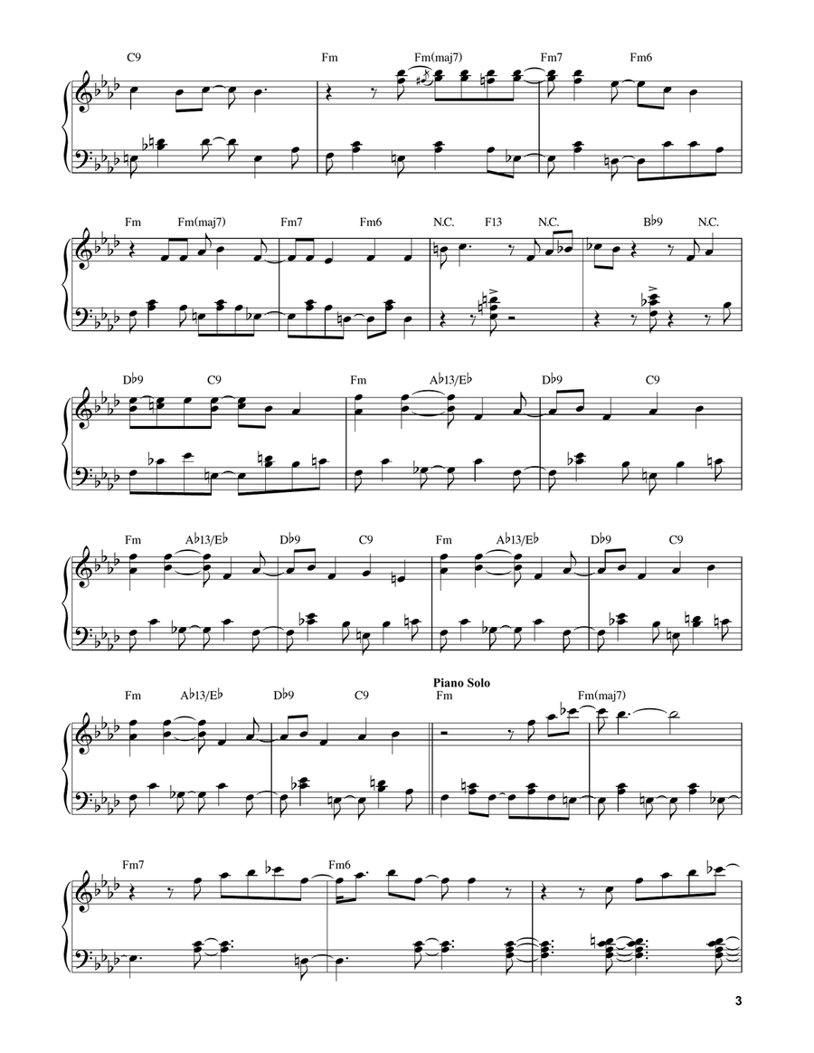 Work Song Piano scores gallery preview page 3