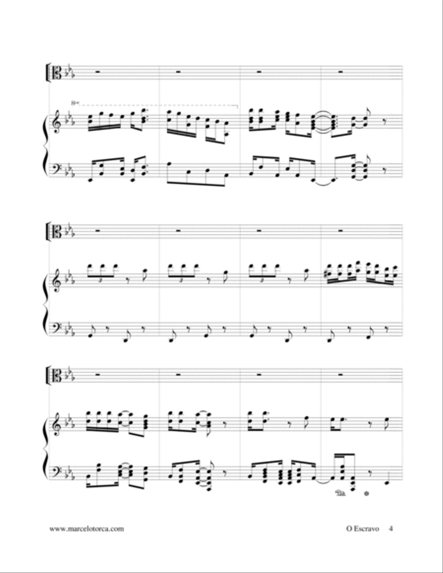 O Escravo String Duet scores gallery preview page 4