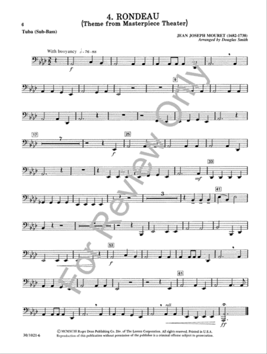 Classics for Four-Plus Brass - Tuba Brass Ensemble scores gallery preview page 3