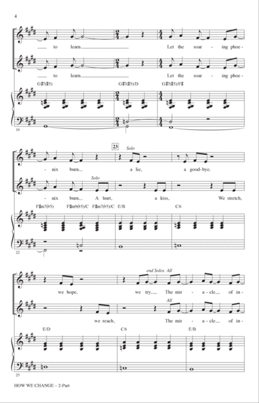 How We Change (Schmigadoon Finale) (from Schmigadoon!) (arr. Roger Emerson) 2-Part scores gallery preview page 3