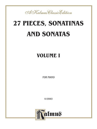 Book cover for Sonatina Album -- 27 Pieces, Sonatinas and Sonatas, Volume 1