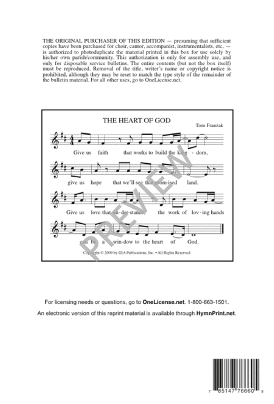 The Heart of God The Heart of God 3-Part scores gallery preview page 12