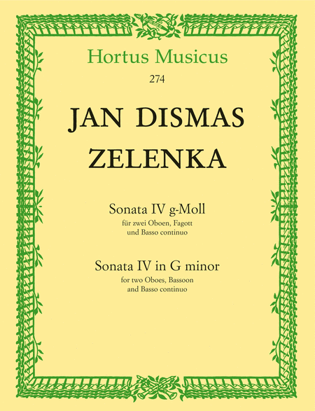 6 Sonatas for 2 Oboes or Violin and Oboe, Bassoon (Violoncello) and Basso continuo. Volume 4 (Sonata No. 4)