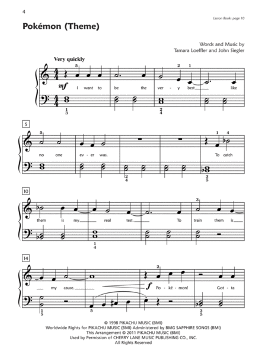 Premier Piano Course Pop and Movie Hits, Book 2B Piano Method scores gallery preview page 2