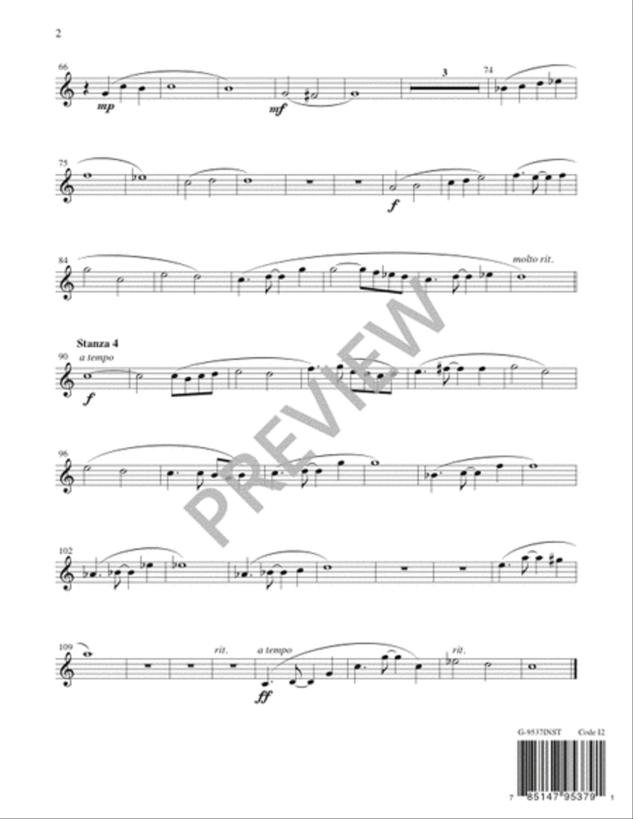 Faith of Our Mothers - Instrument edition Oboe Solo scores gallery preview page 3