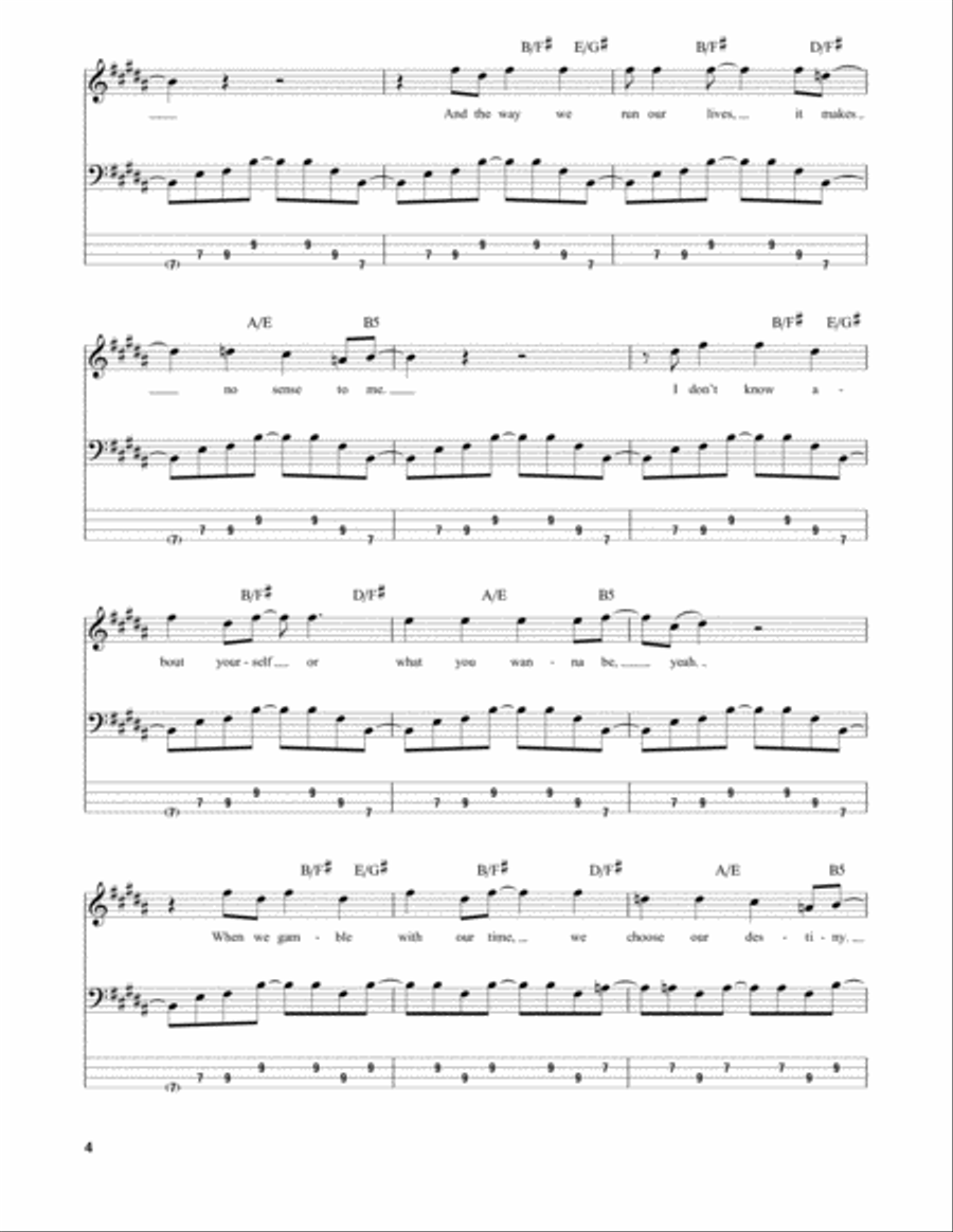 Flirtin' With Disaster Flirtin' With Disaster Guitar Tablature scores gallery preview page 4