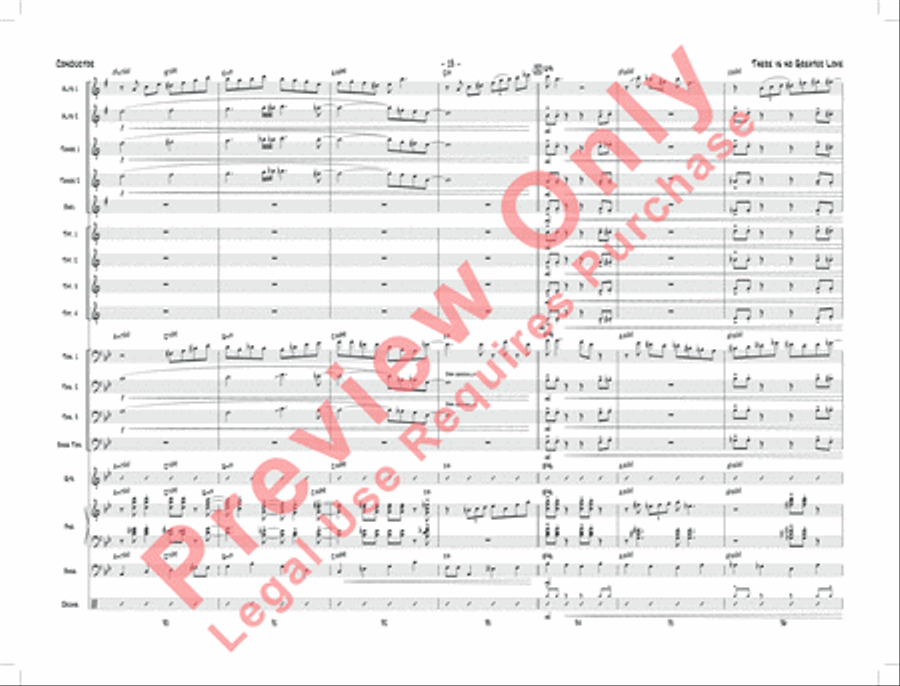 There Is No Greater Love Jazz Ensemble scores gallery preview page 16