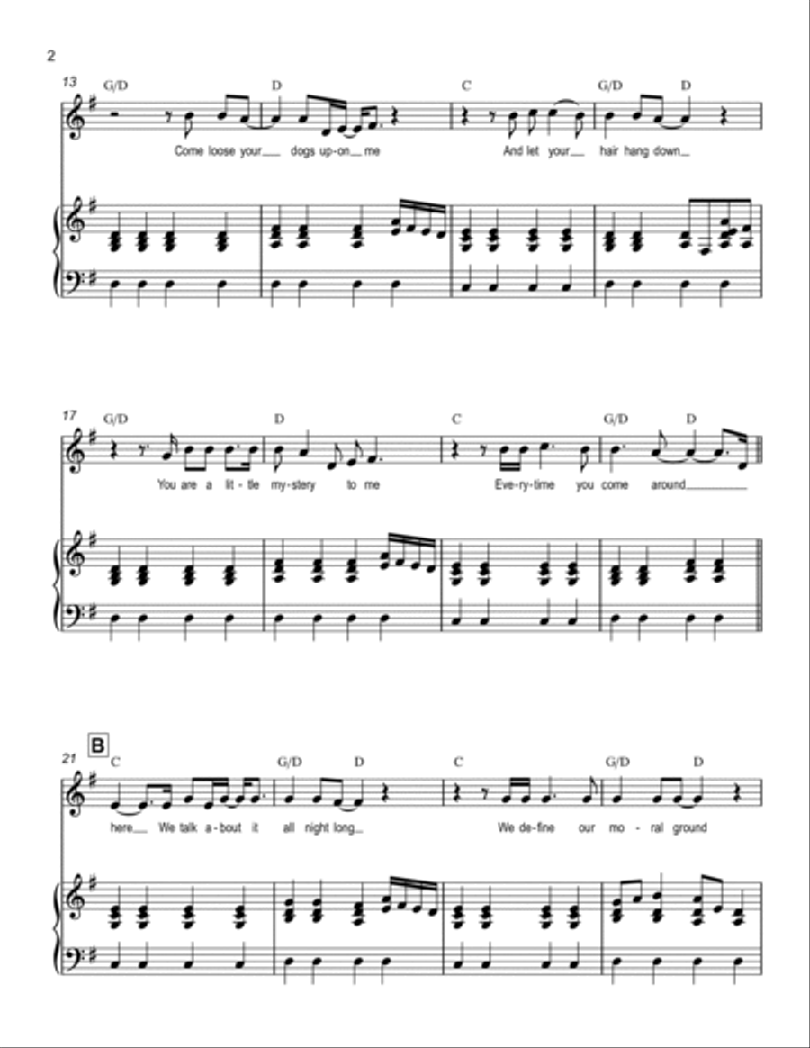 The Ship Song Voice scores gallery preview page 2