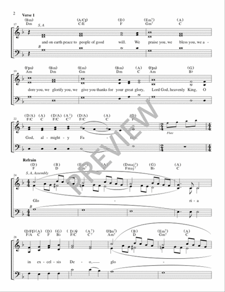 Christmas Gloria - Guitar edition Guitar scores gallery preview page 3