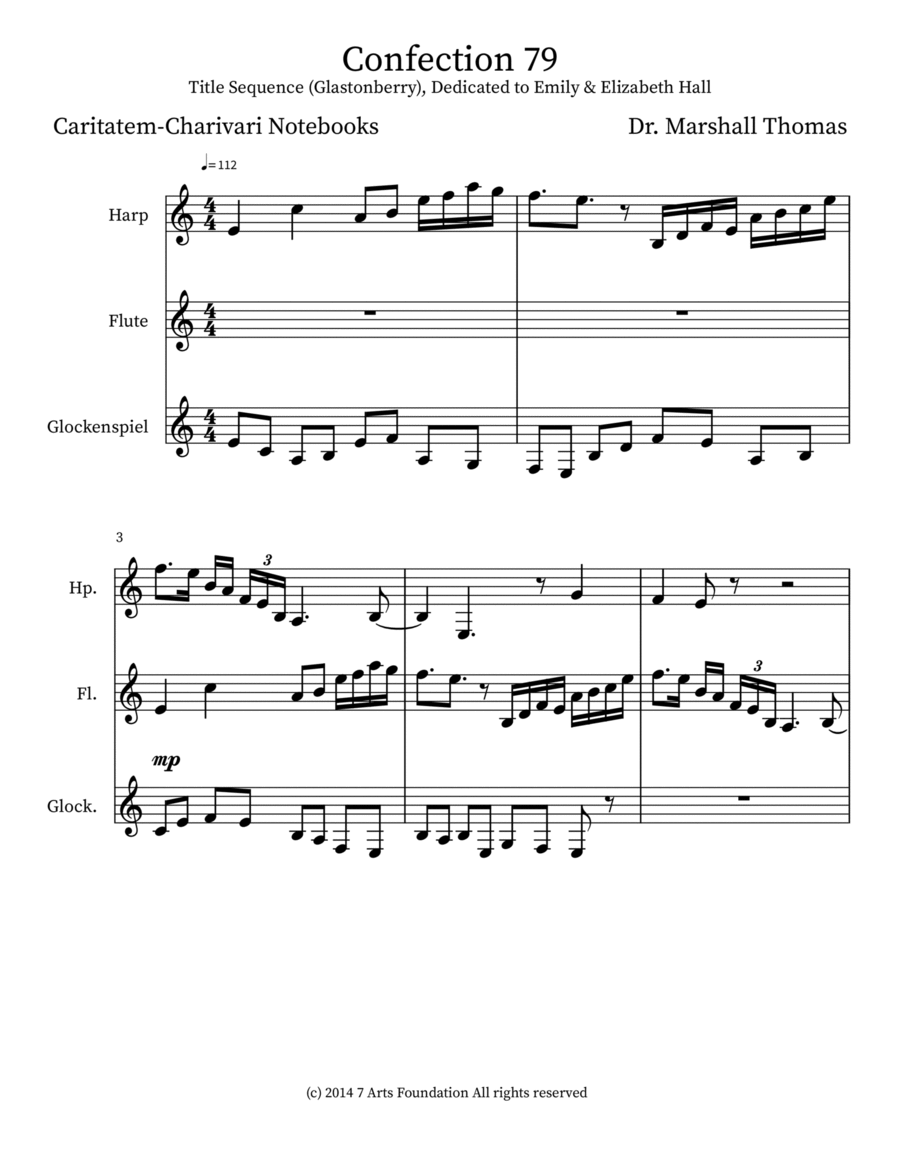 Confection 79 Confection 79 Flute scores gallery preview page 1