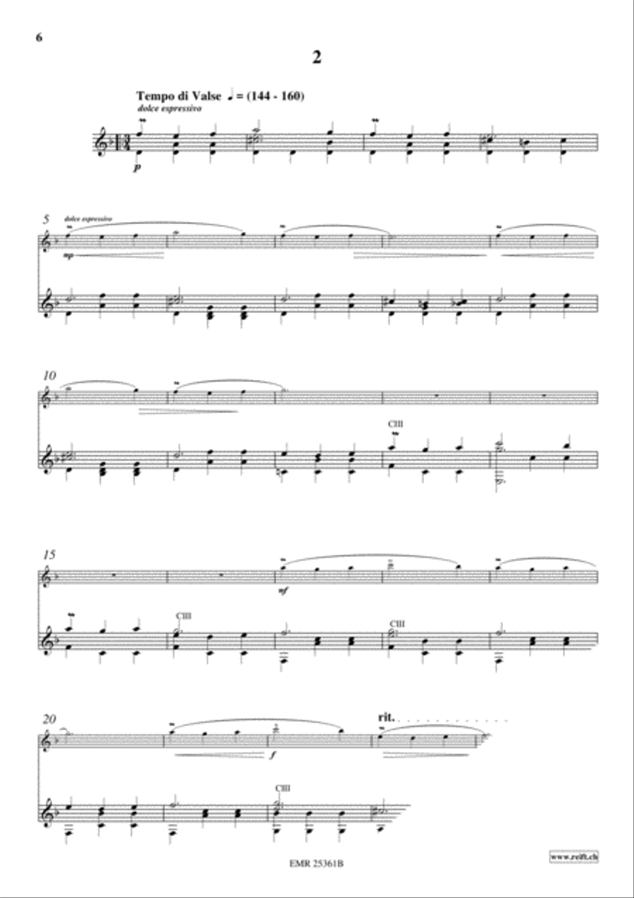2 Waltzes Violin scores gallery preview page 4