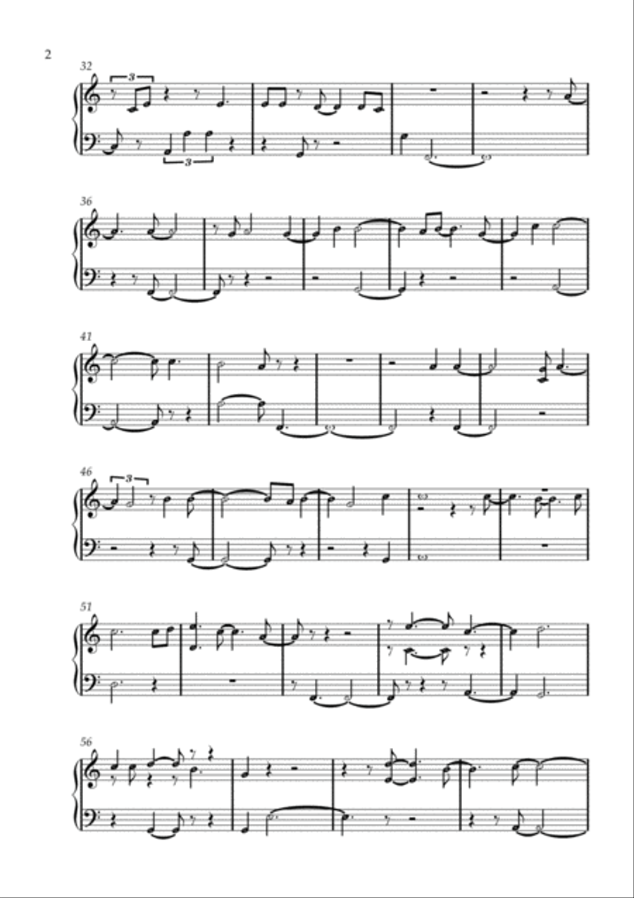 Holy Forever Easy Piano scores gallery preview page 2