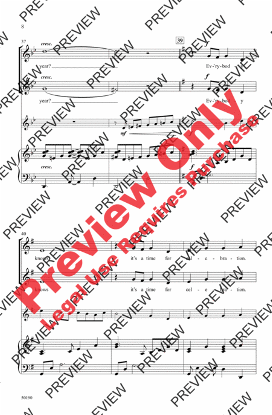 Christmastime Again 2-Part scores gallery preview page 8