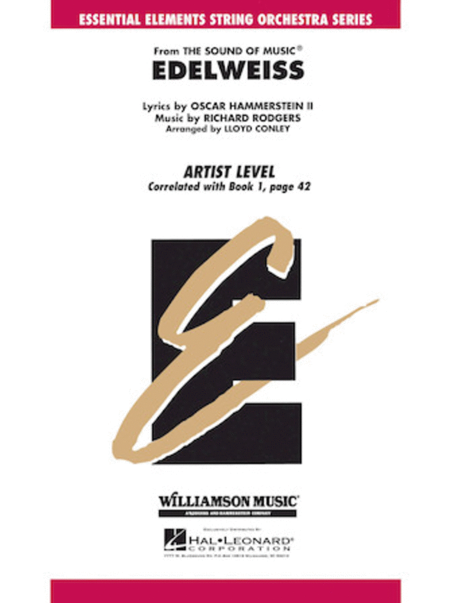 Edelweiss (from The Sound of Music) String Orchestra scores gallery preview page 1